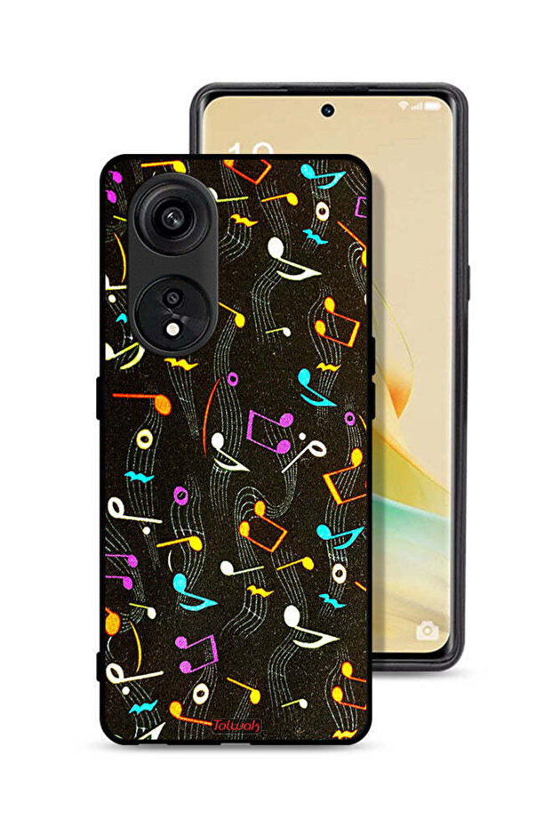 Oppo A1 Pro Protective Case Cover Music Fabric Pattern