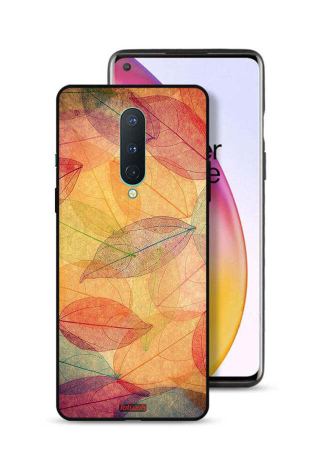 غطاء حماية لهاتف OnePlus 8 برسومات فنية رقمية تجريدية