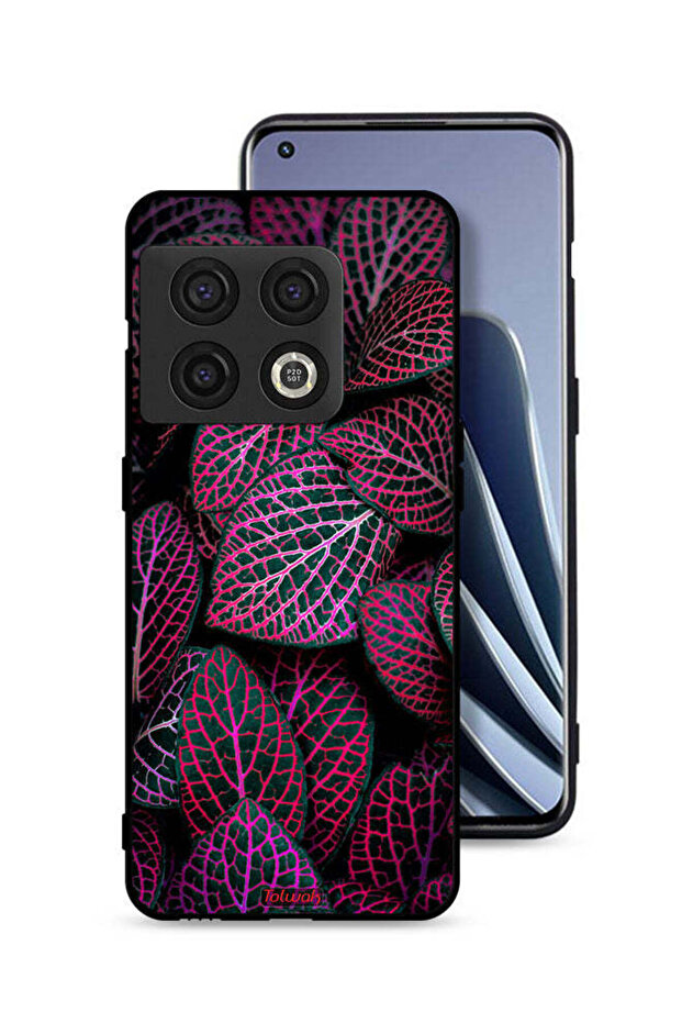 غطاء حماية لهاتف OnePlus 10 Pro 5G بنقشة أوراق سالجا