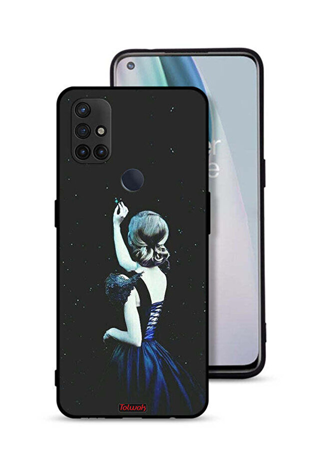 غطاء حماية لهاتف OnePlus Nord N10 5G بنقشة نجمة اللمس