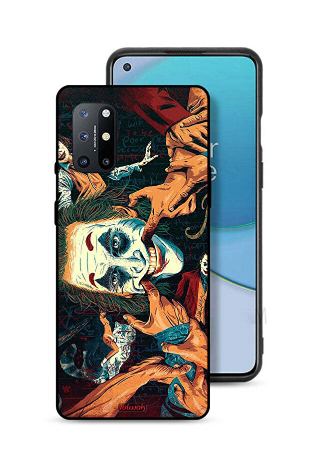 غطاء حماية لهاتف OnePlus 8T 5G برسومات الجوكر