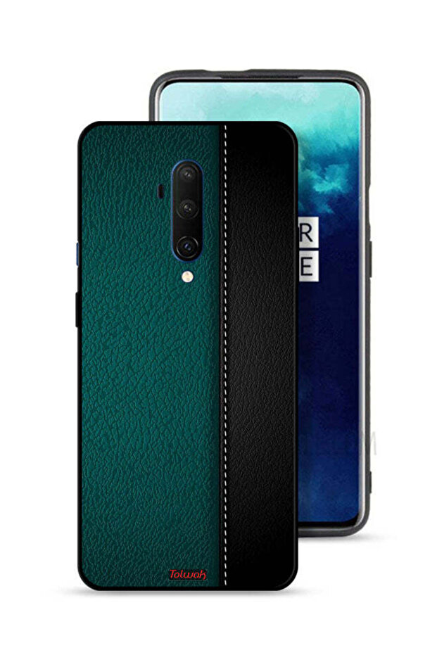 OnePlus 7T Pro Protective Case Cover Leather Pattern - 1