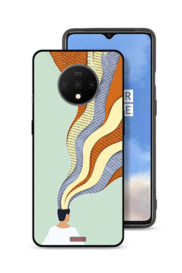 OnePlus 7T Protective Case Cover Data In Mind Art