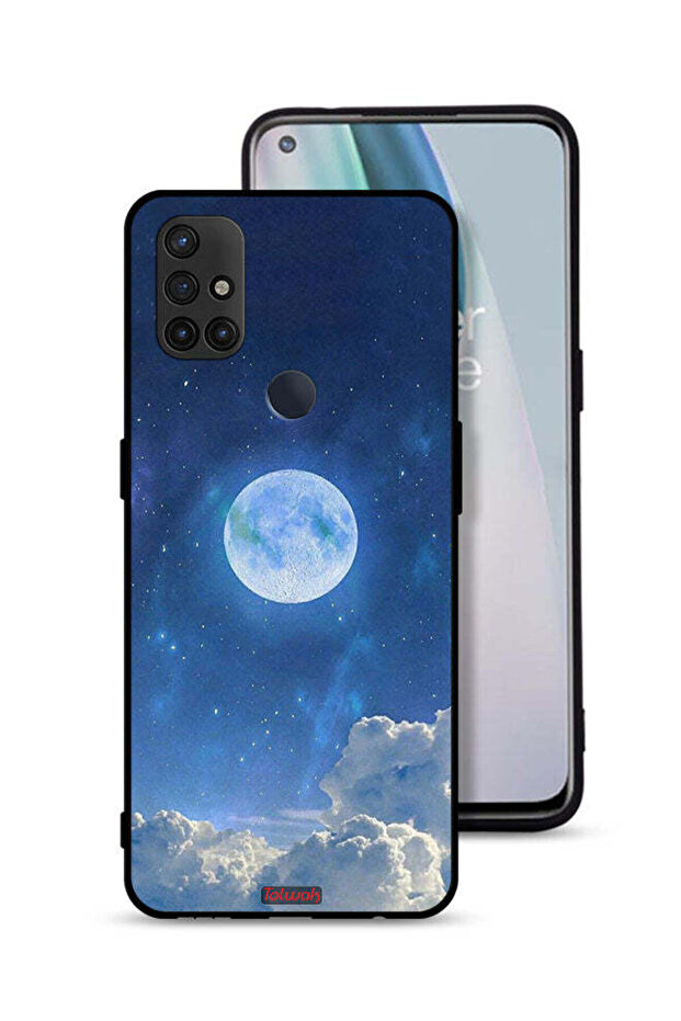غطاء حماية لهاتف OnePlus Nord N10 5G بتصميم غيوم القمر