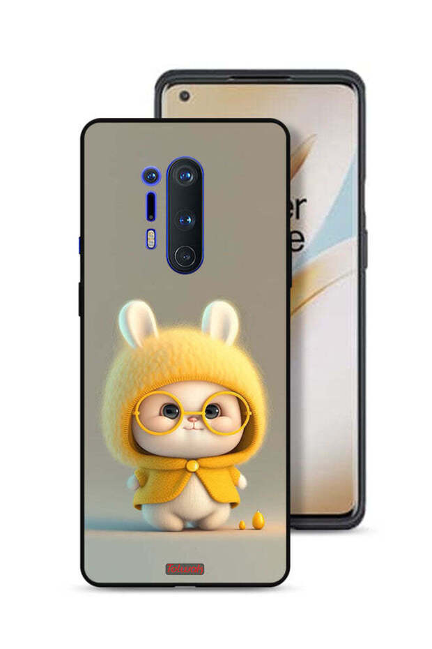 غطاء حماية لهاتف OnePlus 8 Pro بتصميم أرنب صغير