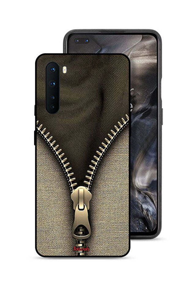 غطاء حماية بنمط سحاب لهاتف OnePlus Nord - 1