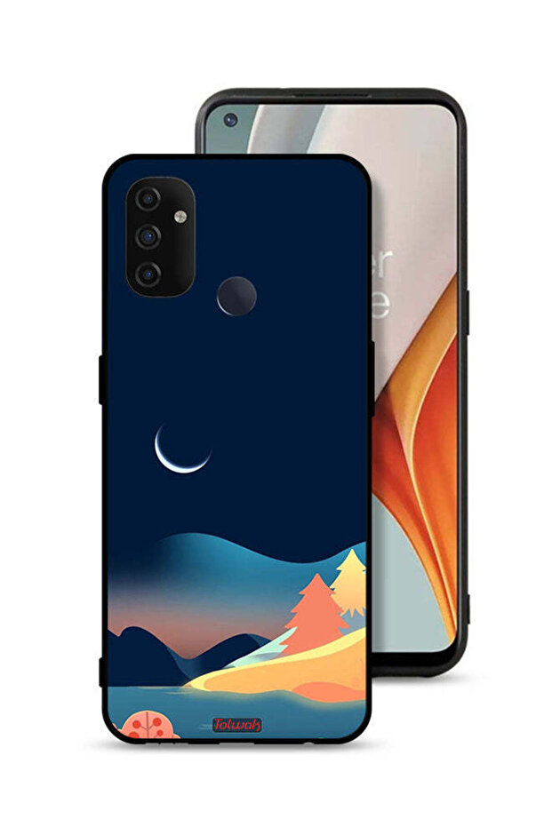 OnePlus Nord N100 Protective Case Cover Moon Abstract Drawing Art