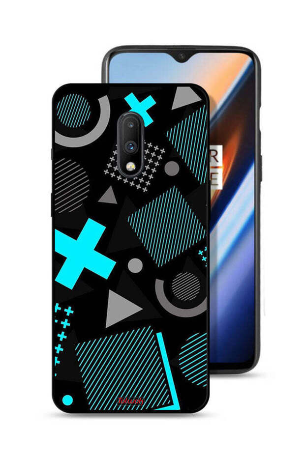 غطاء حماية لهاتف OnePlus 7 برسومات أيقونات لعبة الحبار