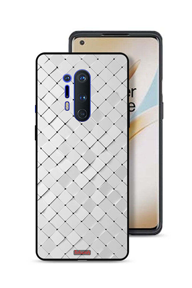 غطاء حماية لهاتف OnePlus 8 Pro بنقشة البلاط