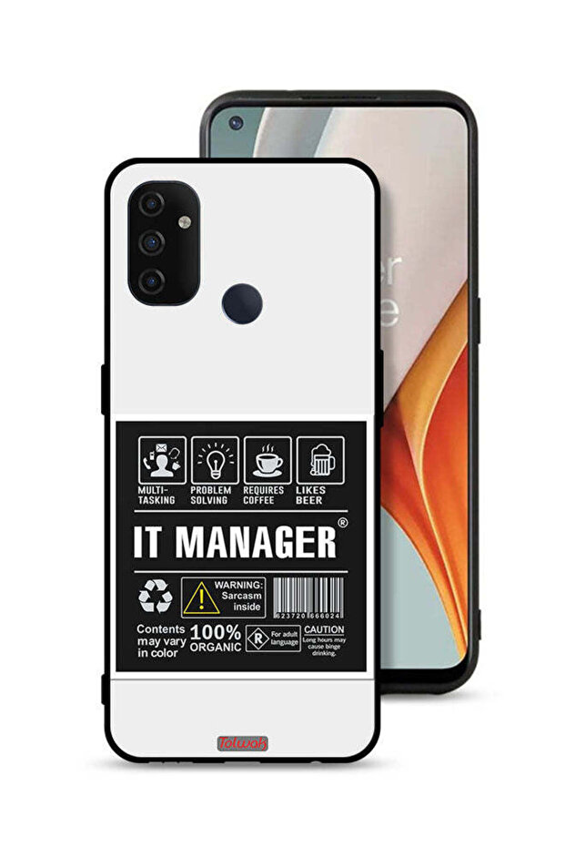 غطاء حماية لجهاز OnePlus Nord N100 - ملصق مدير تكنولوجيا المعلومات