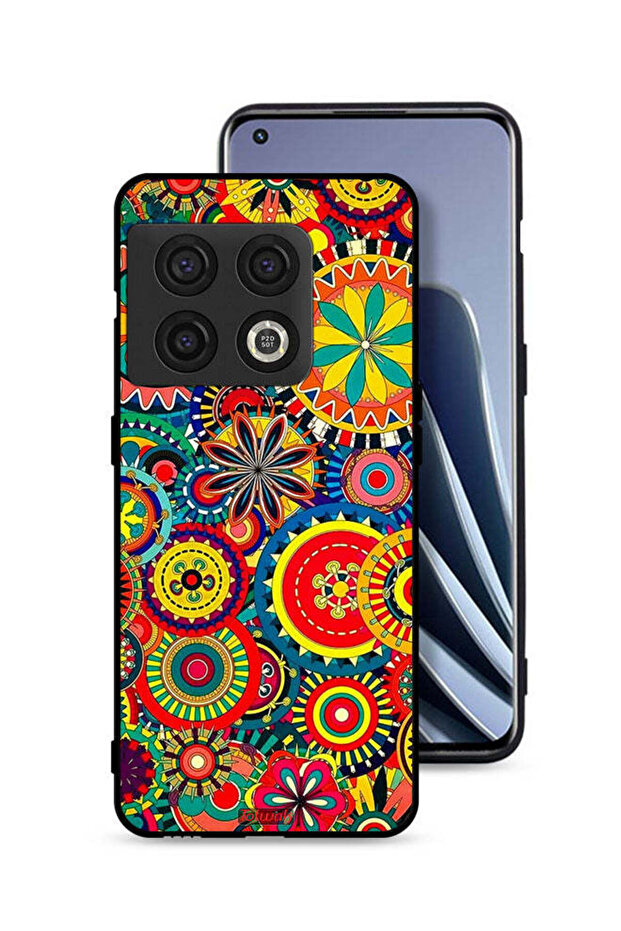 غطاء حماية لهاتف OnePlus 10 Pro 5G بنمط ماندالا ملون