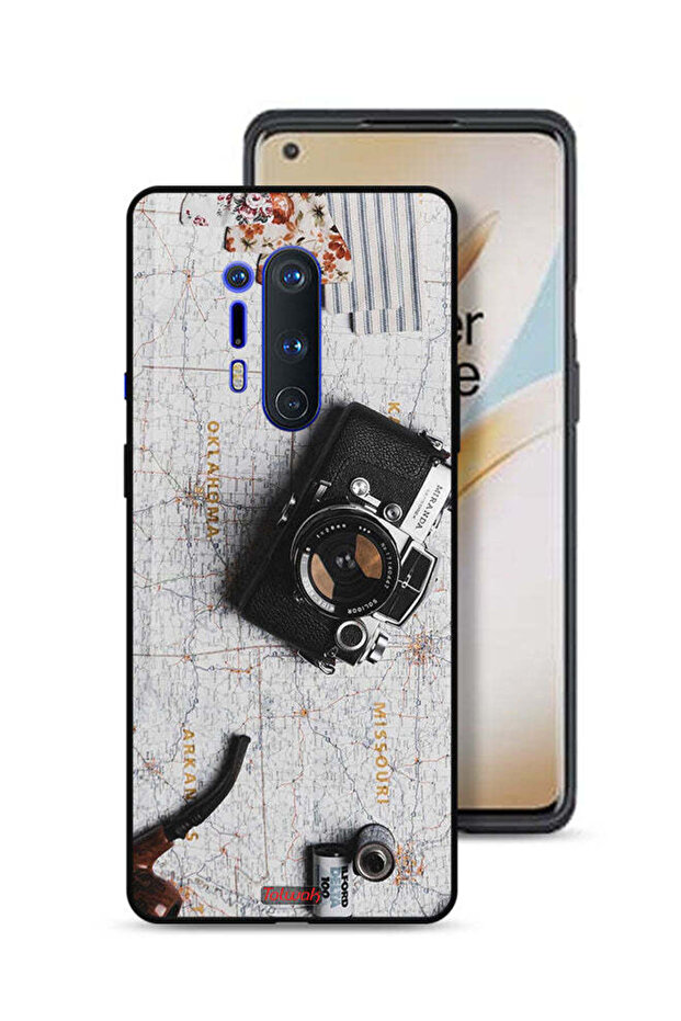 غطاء حماية لهاتف OnePlus 8 Pro بكاميرا كلاسيكية
