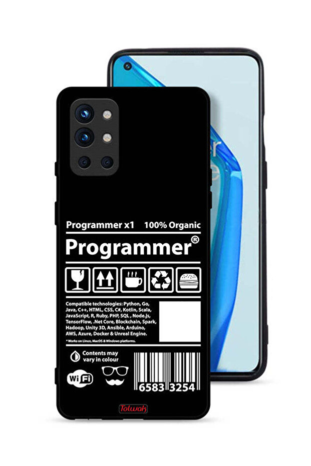 OnePlus 9R 5G Protective Case Cover Programmer Sticker