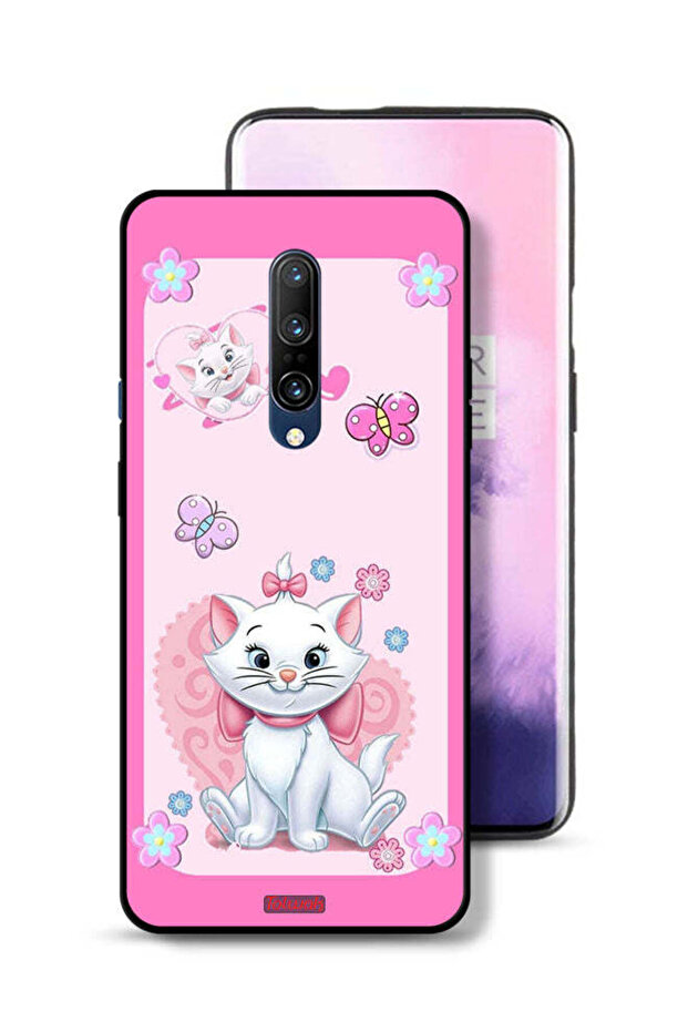 OnePlus 7 Pro Protective Case Cover Cute Lady Cat