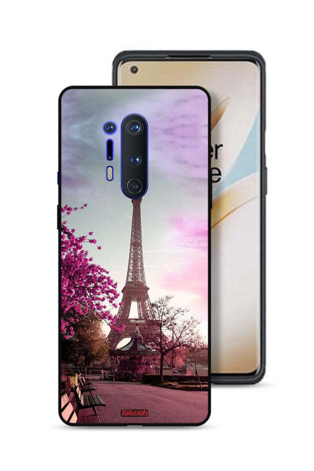 غطاء حماية لهاتف OnePlus 8 Pro بتصميم برج إيفل