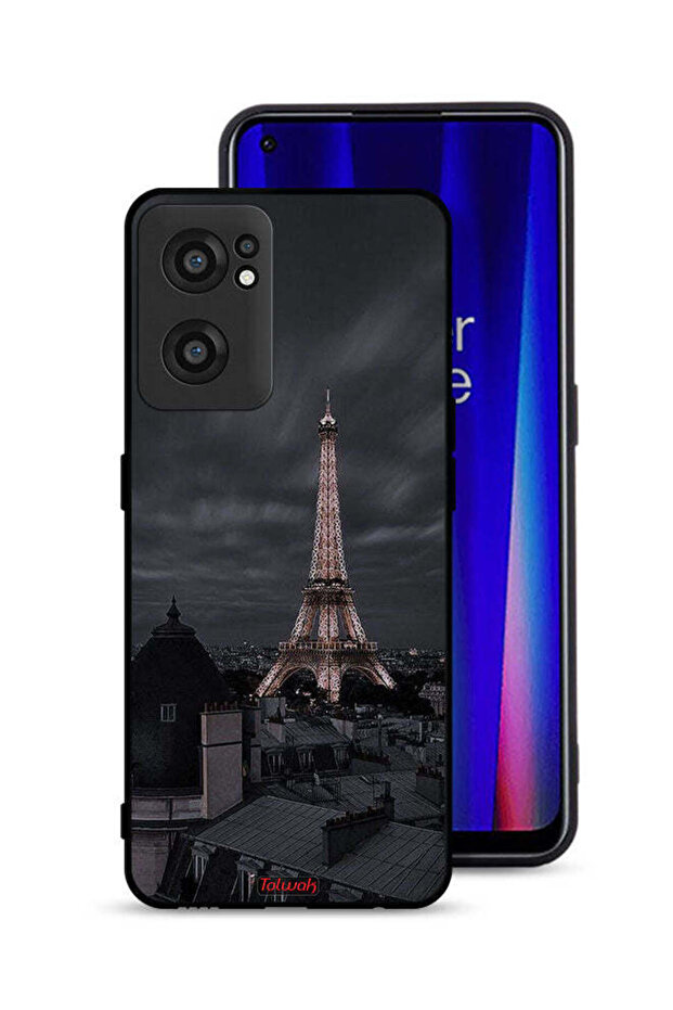 OnePlus Nord CE 2 5G Protective Case Cover Eiffel Tower In Night