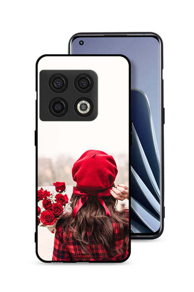 غطاء حماية لهاتف OnePlus 10 Pro 5G يحمل زهورًا