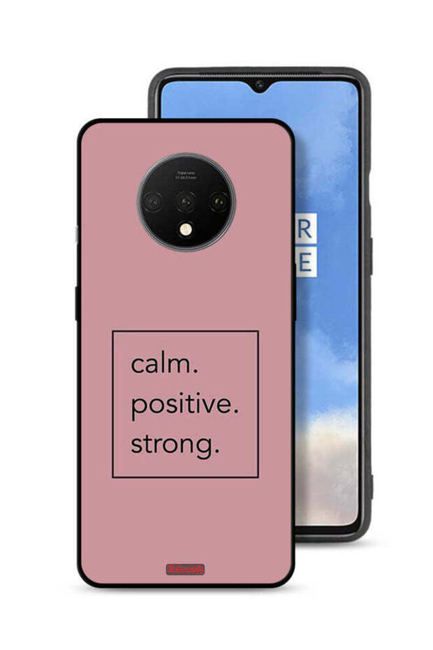 OnePlus 7T Protective Case Cover Calm Positive Strong