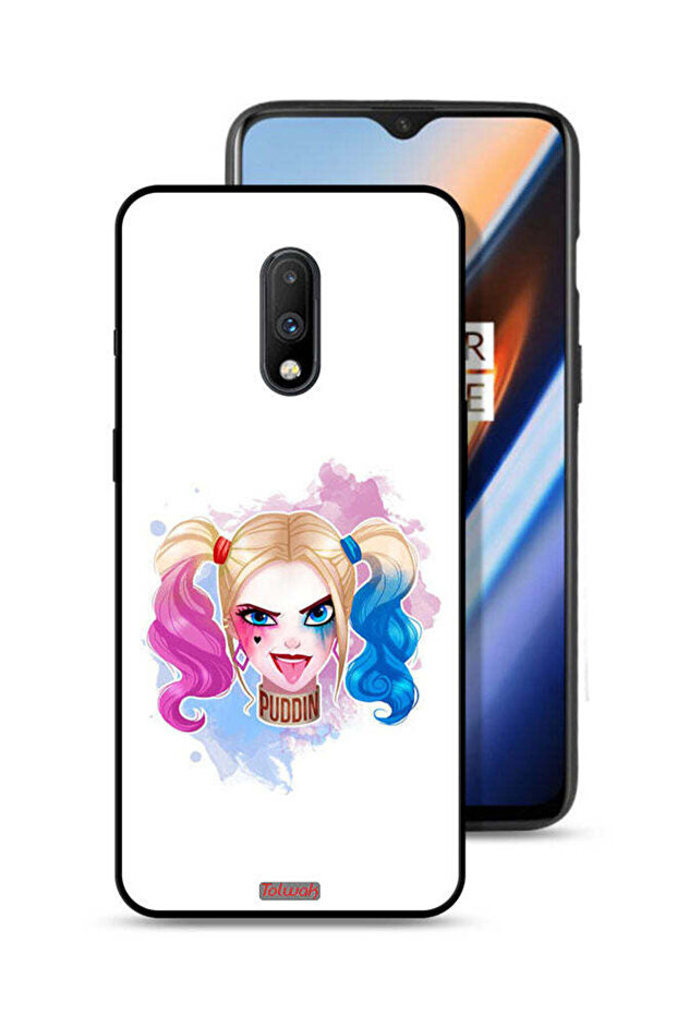 غطاء حماية لهاتف OnePlus 7 برسومات هارلي كوين