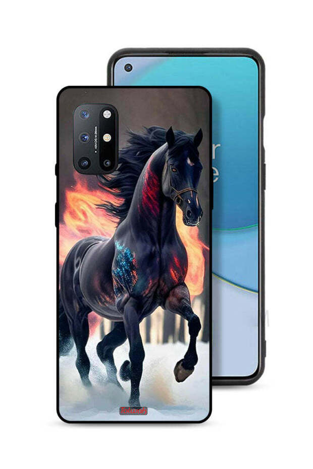 غطاء حماية لهاتف OnePlus 8T 5G بتصميم حصان عالي الوضوح