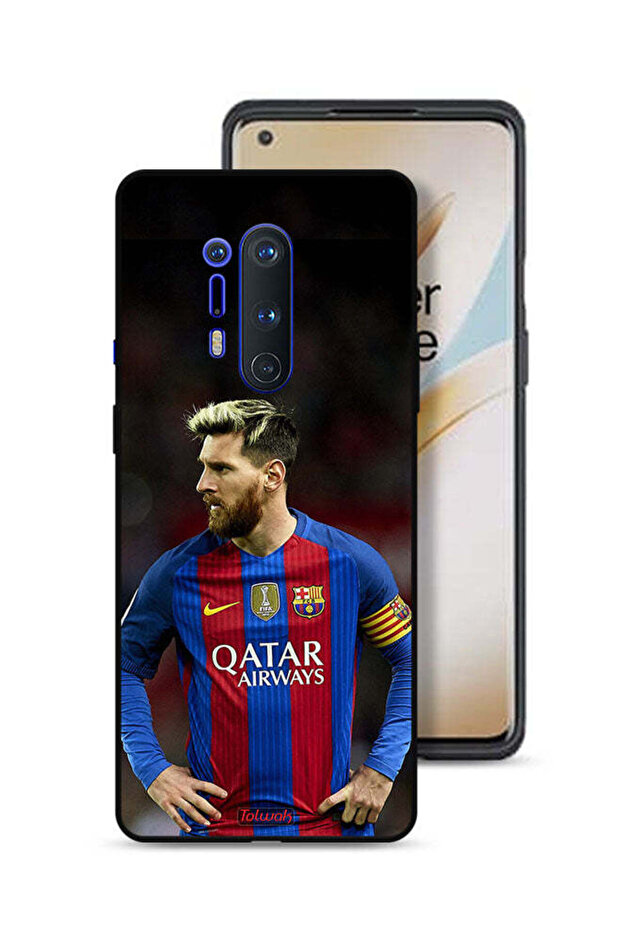 غطاء حماية لهاتف OnePlus 8 Pro ميسي برشلونة