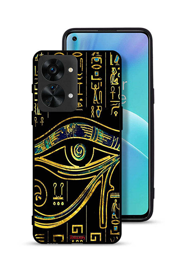 غطاء حماية لهاتف OnePlus Nord 2T 5G بتصميم عين فنية