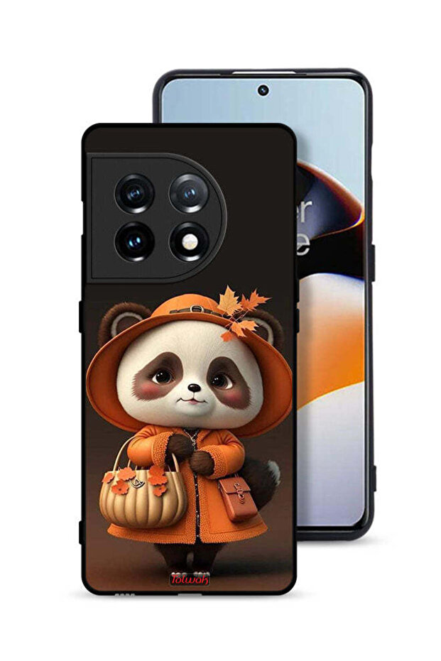 غطاء حماية لهاتف OnePlus 11 5G بتصميم سيدة الباندا اللطيفة