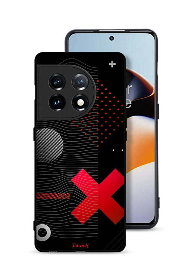 غطاء حماية لهاتف OnePlus 11 5G بعلامة الصليب