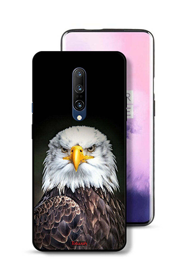 غطاء حماية لهاتف OnePlus 7 Pro بتصميم النسر - 1
