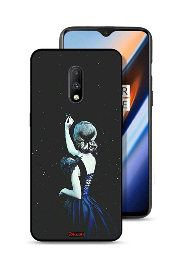 غطاء حماية لهاتف OnePlus 7 بتصميم نجمة اللمس