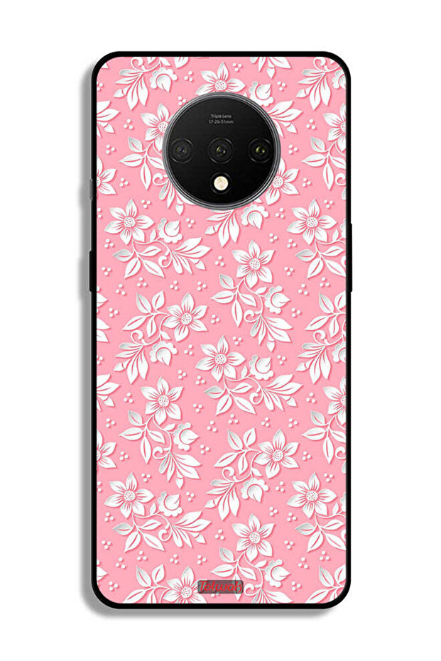 غطاء حماية لهاتف OnePlus 7T بنمط خلفية زهور - 2