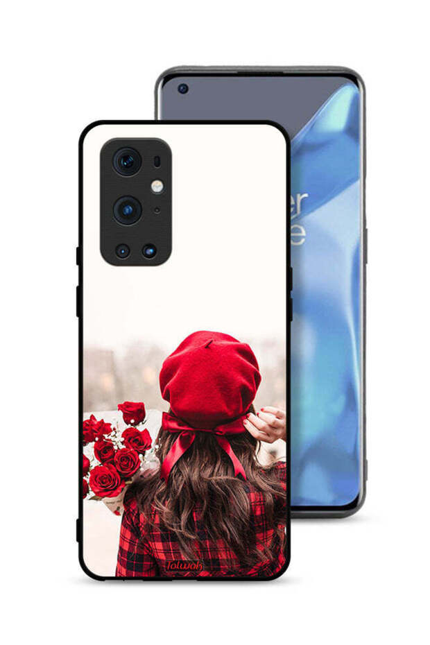 غطاء حماية لهاتف OnePlus 9 Pro 5G يحمل زهورًا