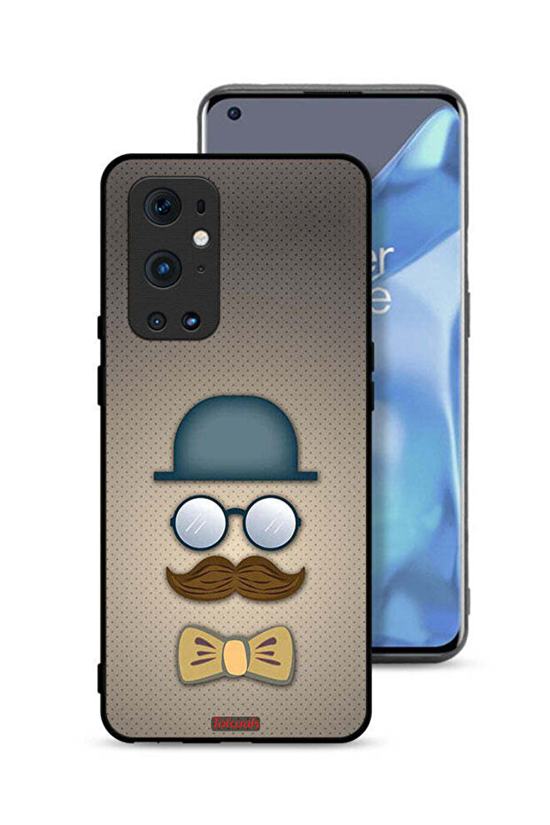 غطاء حماية لهاتف OnePlus 9 Pro 5G برسومات رأس الرجل
