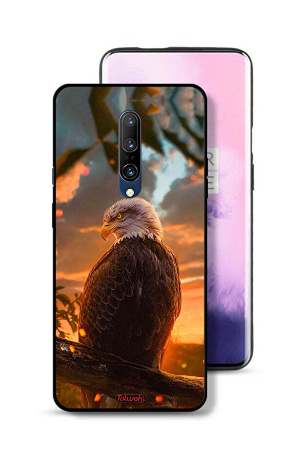 غطاء حماية لهاتف OnePlus 7 Pro بتصميم النسر - 1