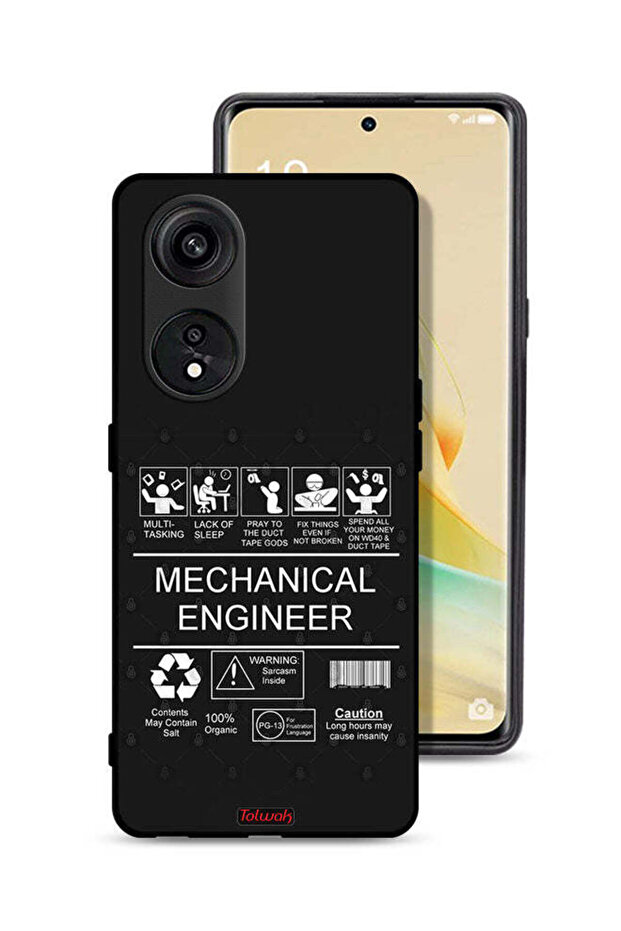 Oppo A1 Pro Protective Case Cover Mechanical Engineer Sticker