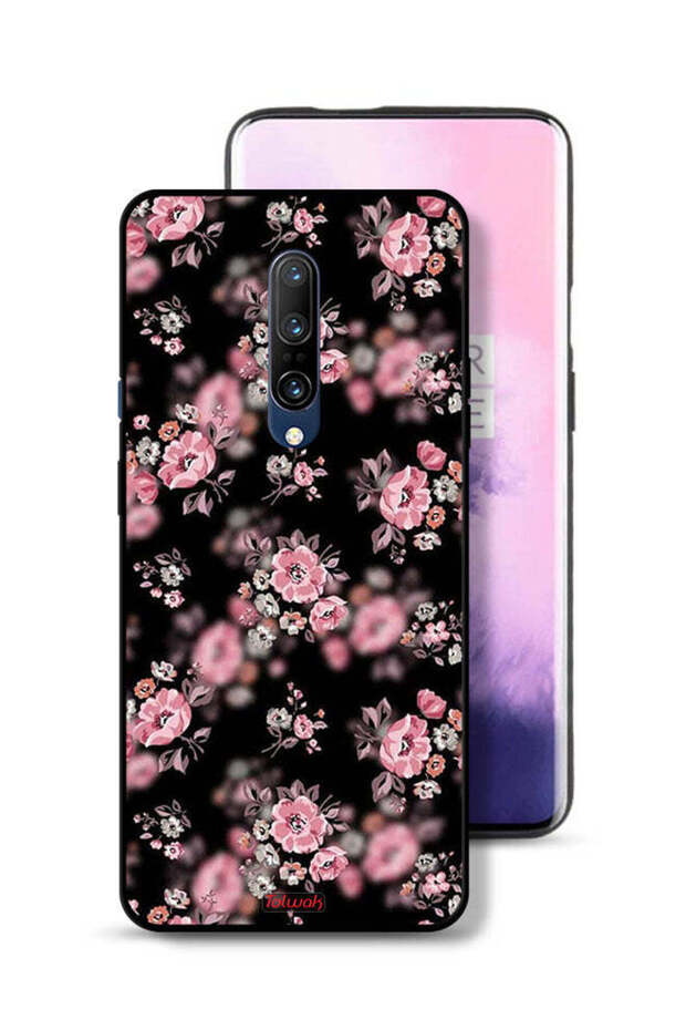 OnePlus 7 Pro Protective Case Cover Portrait Flowers Pattern