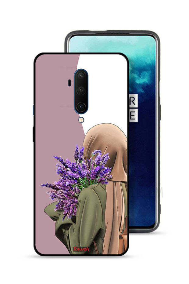 OnePlus 7T Pro Protective Case Cover Holding Flower