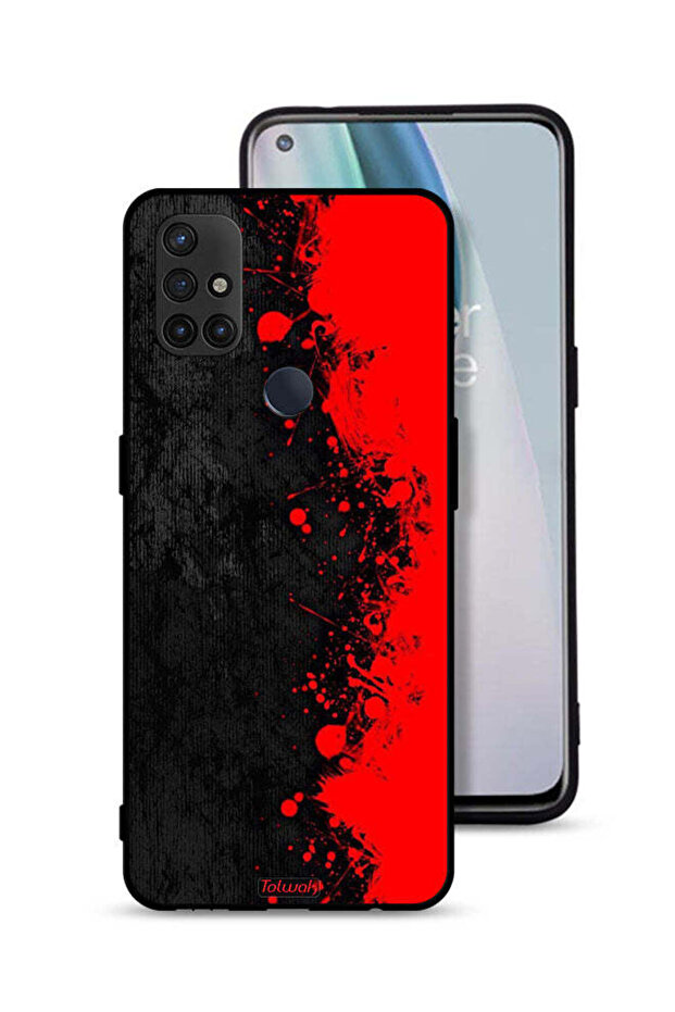 غطاء حماية لهاتف OnePlus Nord N10 5G بنمط تجريدي