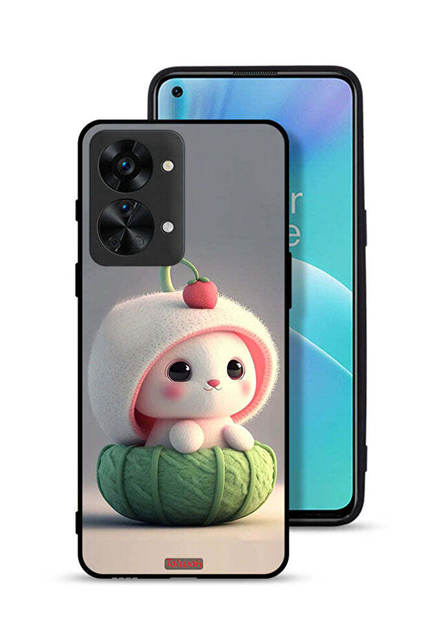 غطاء حماية لهاتف OnePlus Nord 2T 5G بتصميم أرنب صغير لطيف