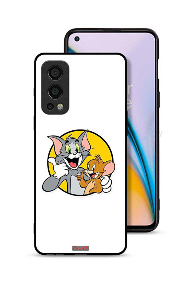 غطاء حماية لهاتف OnePlus Nord 2 5G بتصميم توم وجيري