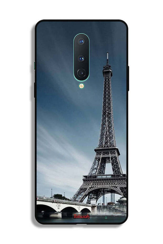 غطاء حماية لهاتف OnePlus 8 بتصميم برج إيفل - 2