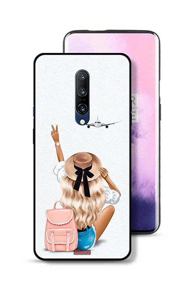 OnePlus 7 Pro Protective Case Cover Girl Love Travel