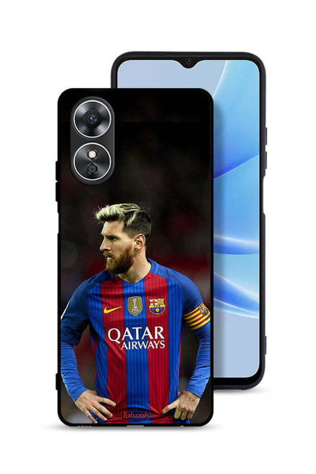 غطاء حماية Oppo A17 ميسي برشلونة