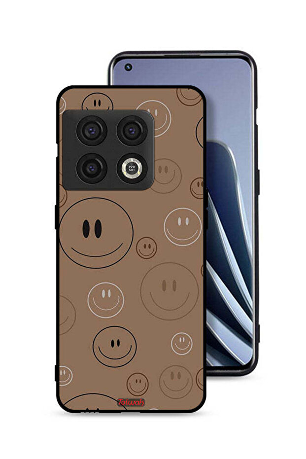 غطاء حماية لهاتف OnePlus 10 Pro 5G بنقشة وجوه مبتسمة
