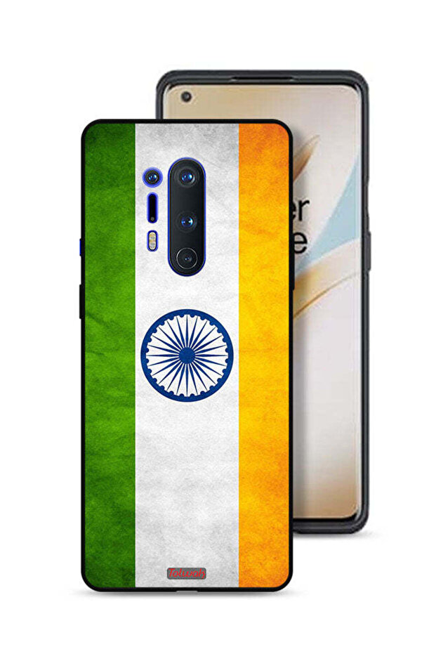 غطاء حماية لهاتف OnePlus 8 Pro بعلم هندي مضيء