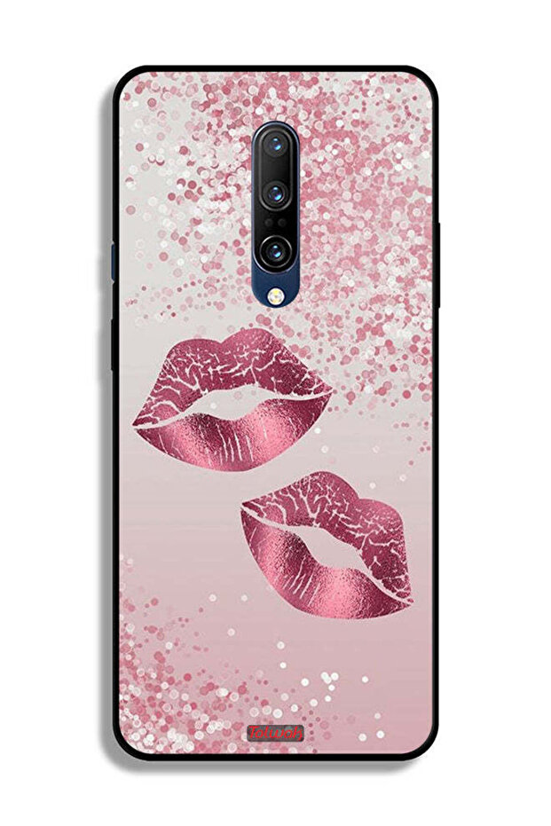 OnePlus 7 Pro Protective Case Cover Glitter Lips - 2