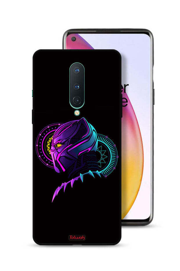 غطاء حماية لهاتف OnePlus 8، رسم فني رقمي بسيط عالي الدقة