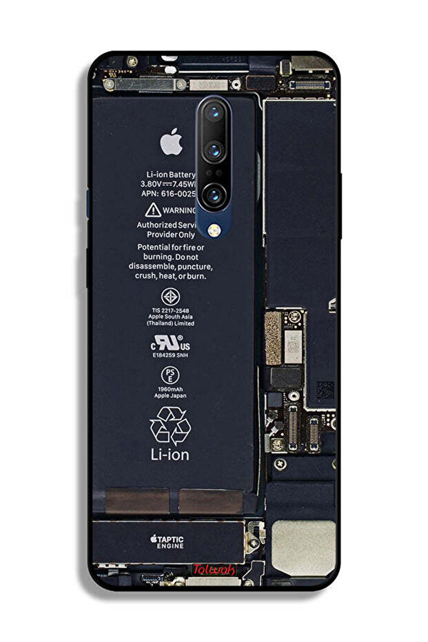 غطاء حماية لهاتف OnePlus 7 Pro بنمط دائرة الهاتف - 2