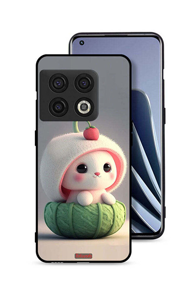 غطاء حماية لهاتف OnePlus 10 Pro 5G بتصميم أرنب صغير لطيف