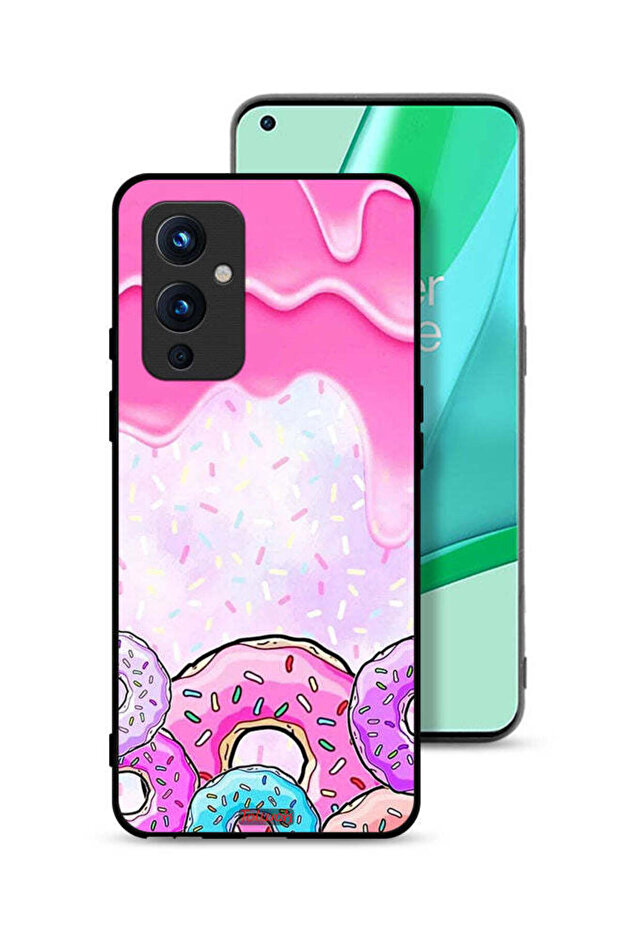 غطاء حماية لهاتف OnePlus 9 5G بألوان الدونات